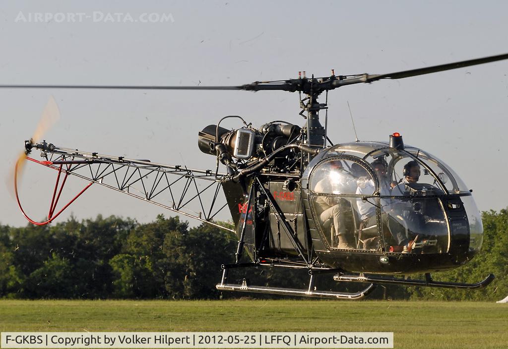 F-GKBS, Eurocopter SE-313B Alouette II C/N 1442, at lffq