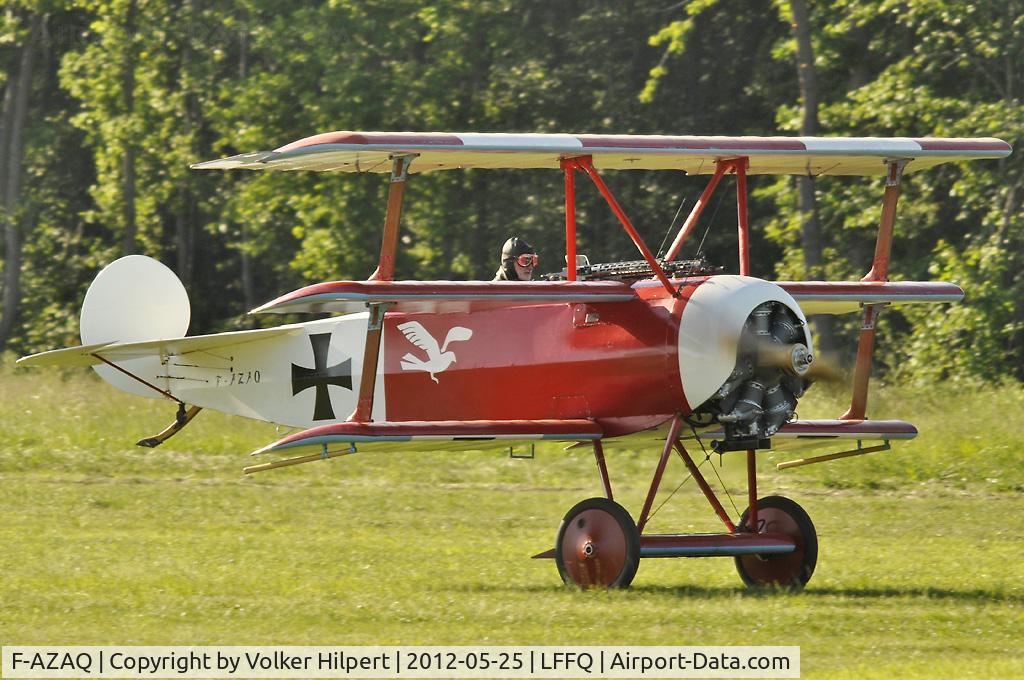 F-AZAQ, Fokker Dr.1 Triplane Replica C/N 01, at lffq