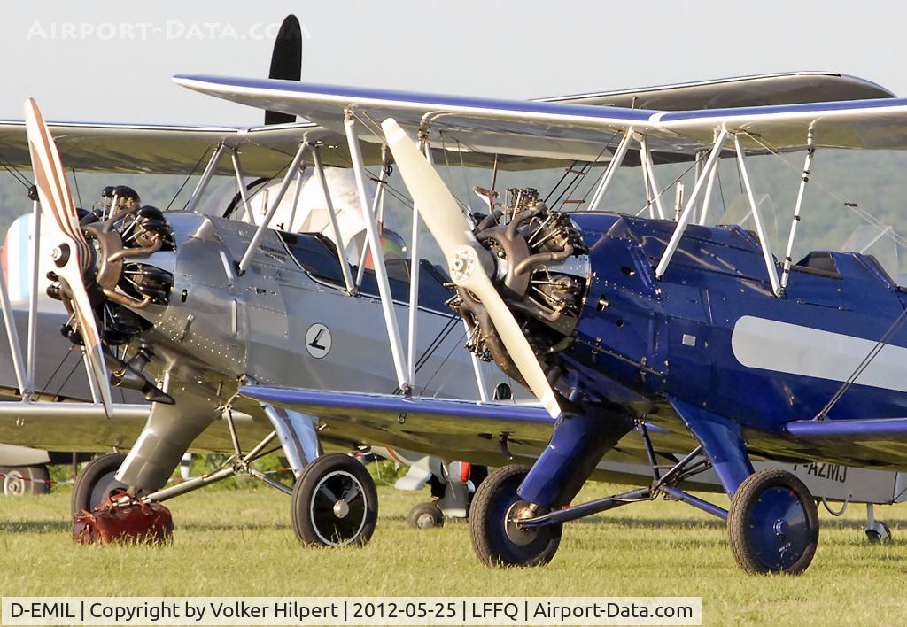 D-EMIL, 1938 Focke-Wulf Fw-44J Stieglitz C/N 114, at lffq