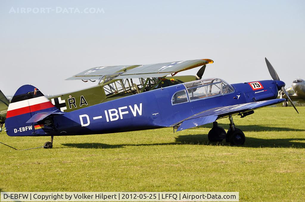 D-EBFW, 1937 Messerschmitt Bf-108 Taifun C/N 1561, at lffq
