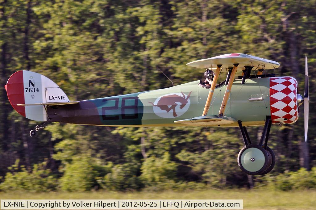 LX-NIE, 2011 Nieuport 28 C.1 Replica C/N 100, at lffq