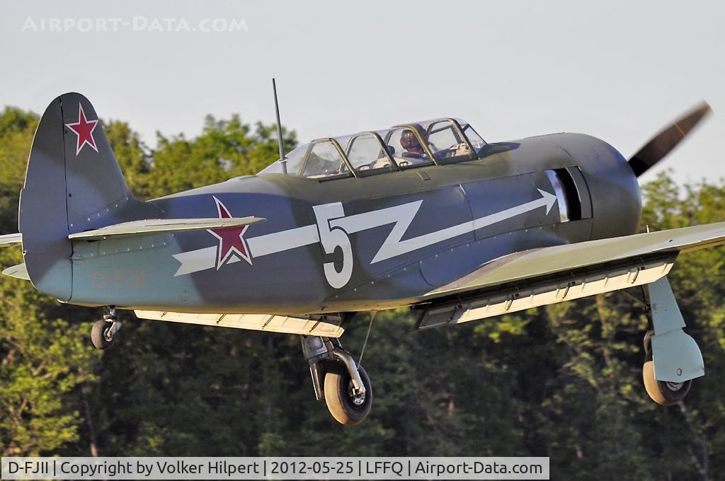 D-FJII, Yakovlev Yak-11 C/N Y-5434, at lffq