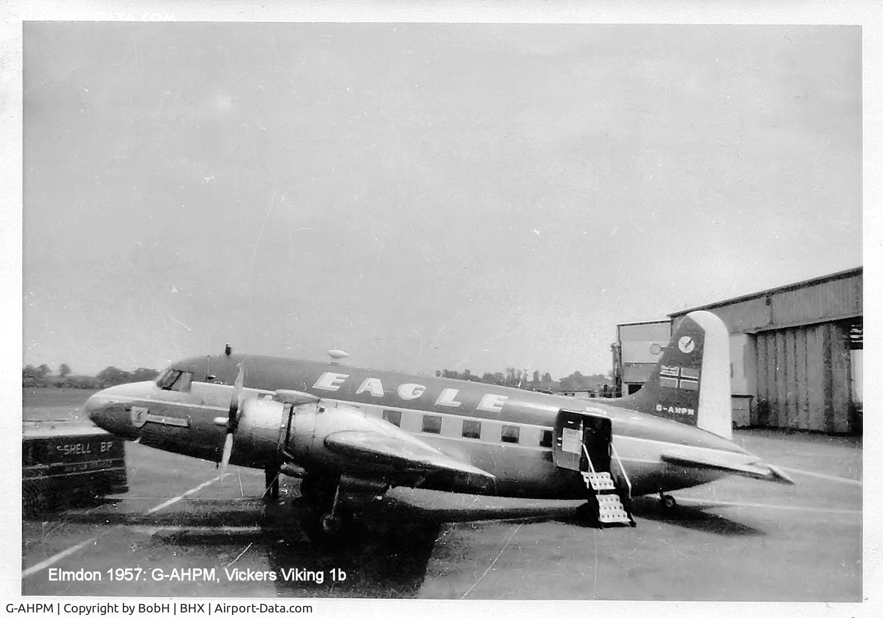 G-AHPM, 1947 Vickers 610 Viking 1B C/N 152, G-AHPM, Viking 1b of Eagle at Elmdon (Birmingham).