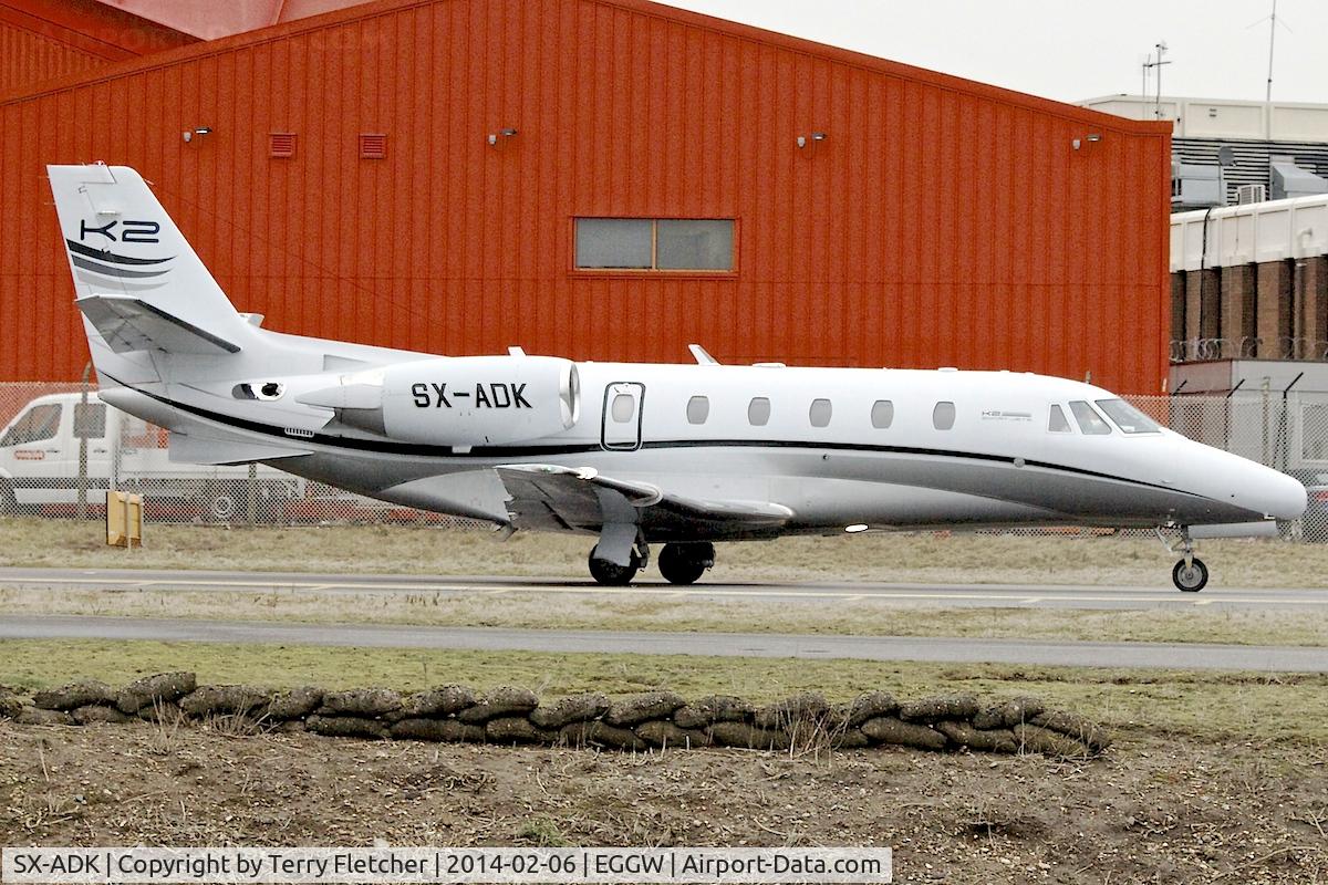 SX-ADK, 2005 Cessna 560XLS Citation Excel C/N 560-5608, 2005 Cessna 560XLS Citation Excel, c/n: 560-5608 at Luton