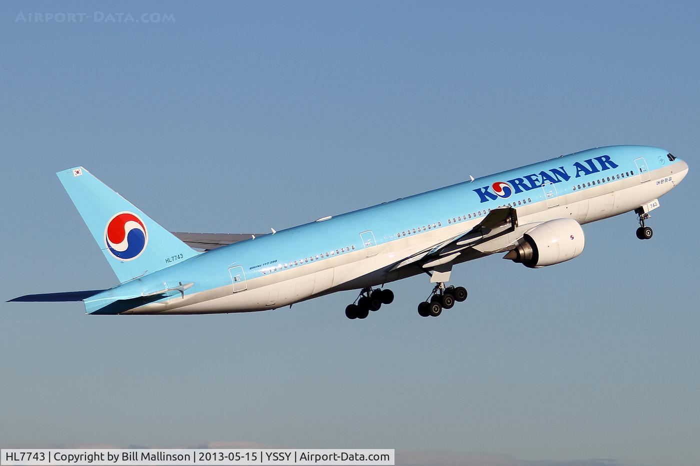 HL7743, 2006 Boeing 777-2B5/ER C/N 34208, RETURNING TO ICN