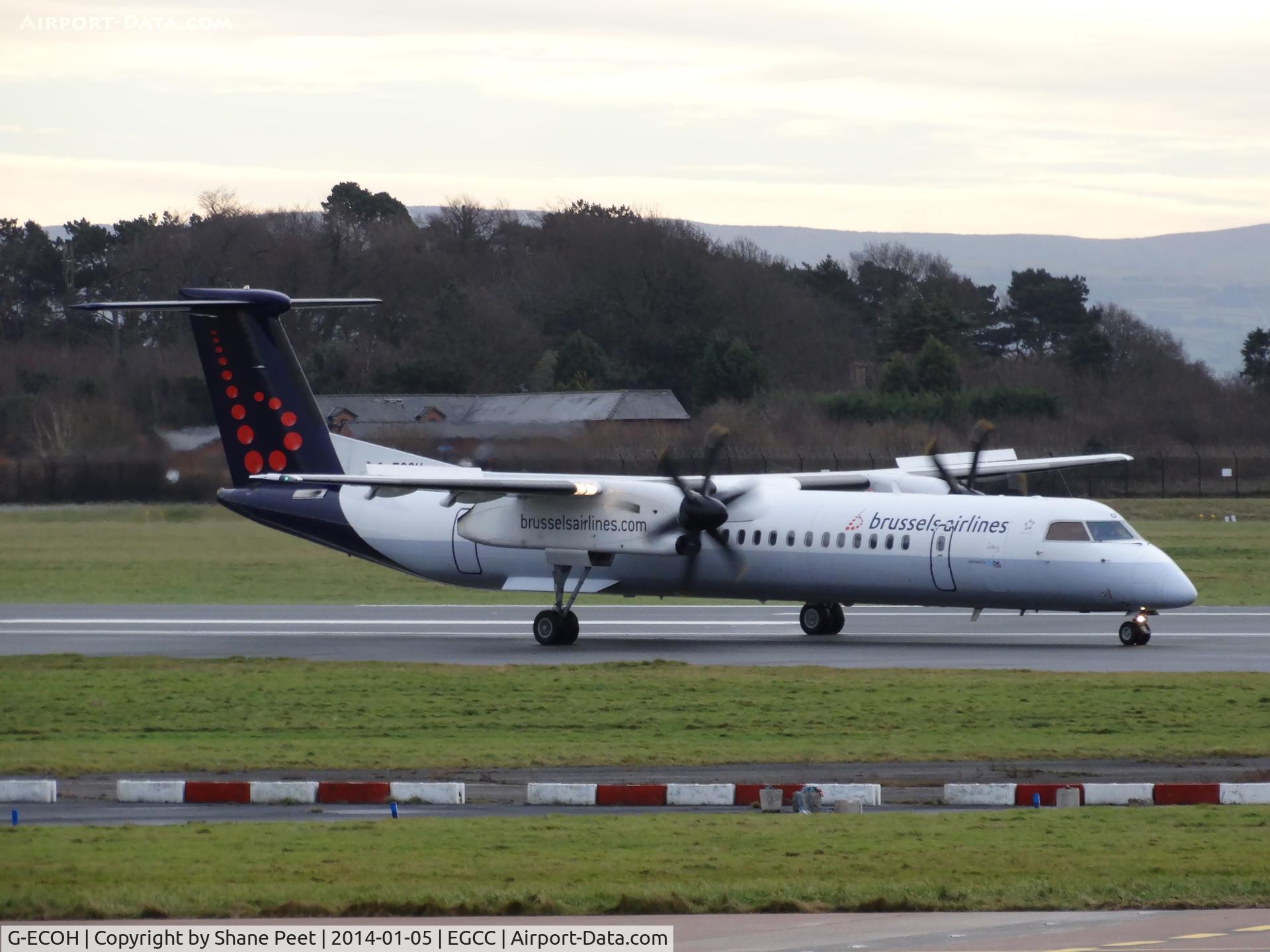 G-ECOH, 2008 De Havilland Canada DHC-8-402Q Dash 8 C/N 4221, Taken with Sony HX300