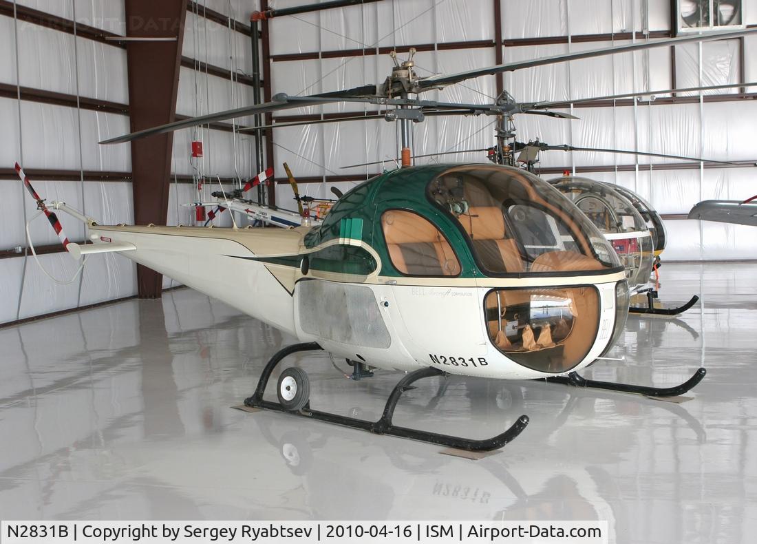 N2831B, 1957 Bell 47H-1 C/N 1361, Kissimmee Florida