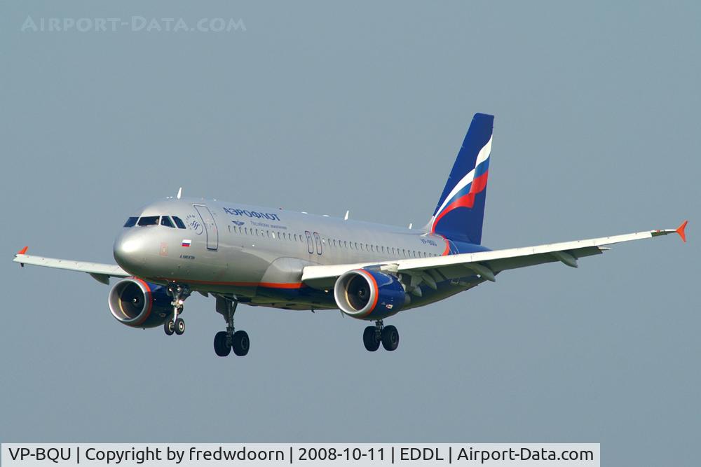 VP-BQU, 2008 Airbus A320-214 C/N 3373, Aeroflot