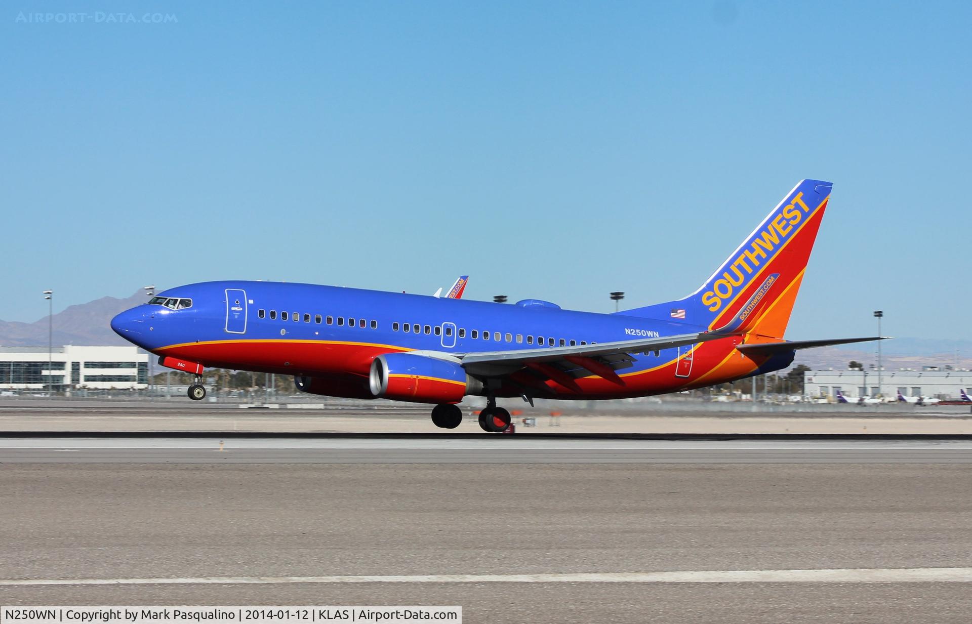N250WN, 2006 Boeing 737-7H4 C/N 34972, Boeing 737-700