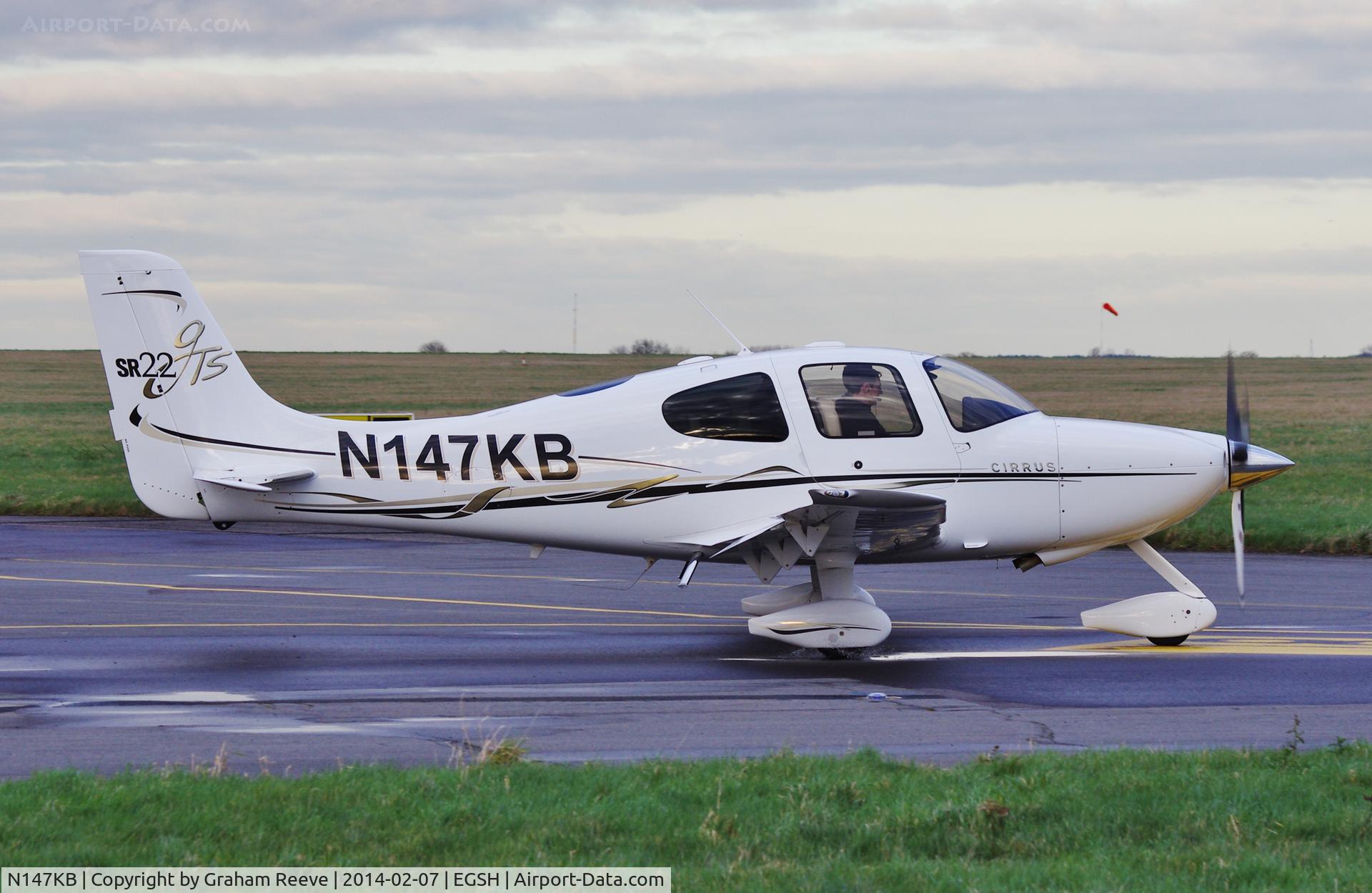 N147KB, 2006 Cirrus SR22 GTS C/N 1869, About to depart.