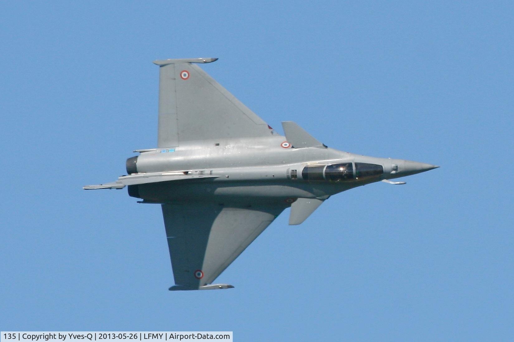 135, Dassault Rafale C C/N 135, French Air Force Dassault Rafale C (113-GN) Solo Display, 60th  anniversary of Patrouille De France, Salon de Provence Air Base 701 (LFMY) Open day 2013