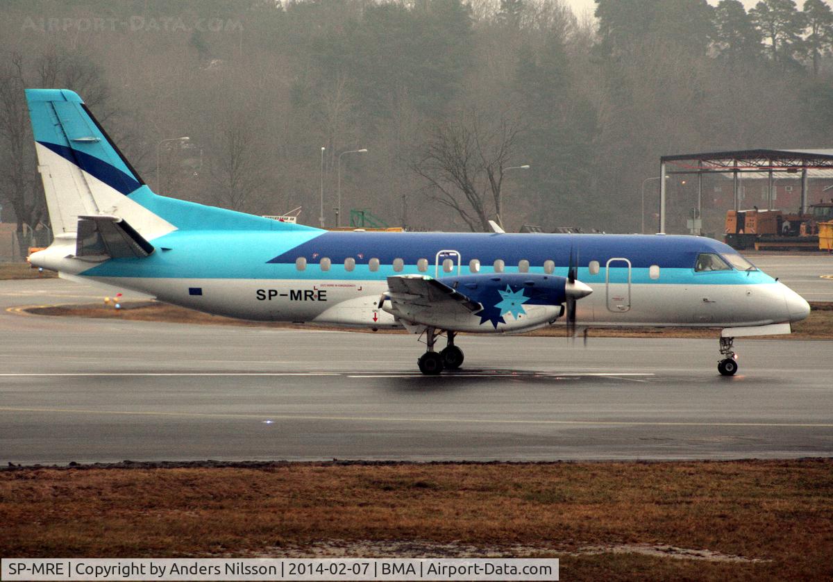 SP-MRE, 1989 Saab 340A C/N 340A-151, Lining up runway 12.