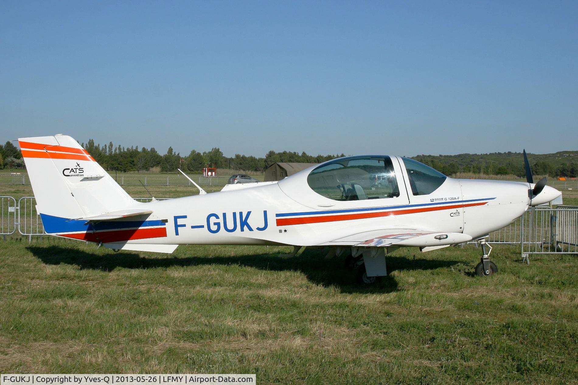 F-GUKJ, Grob G-120A-F C/N 85044, Grob G-120A-F, Cassidian aviation training services (CATS), Salon de Provence Air Base 701 (LFMY) OPEN DAY 2013