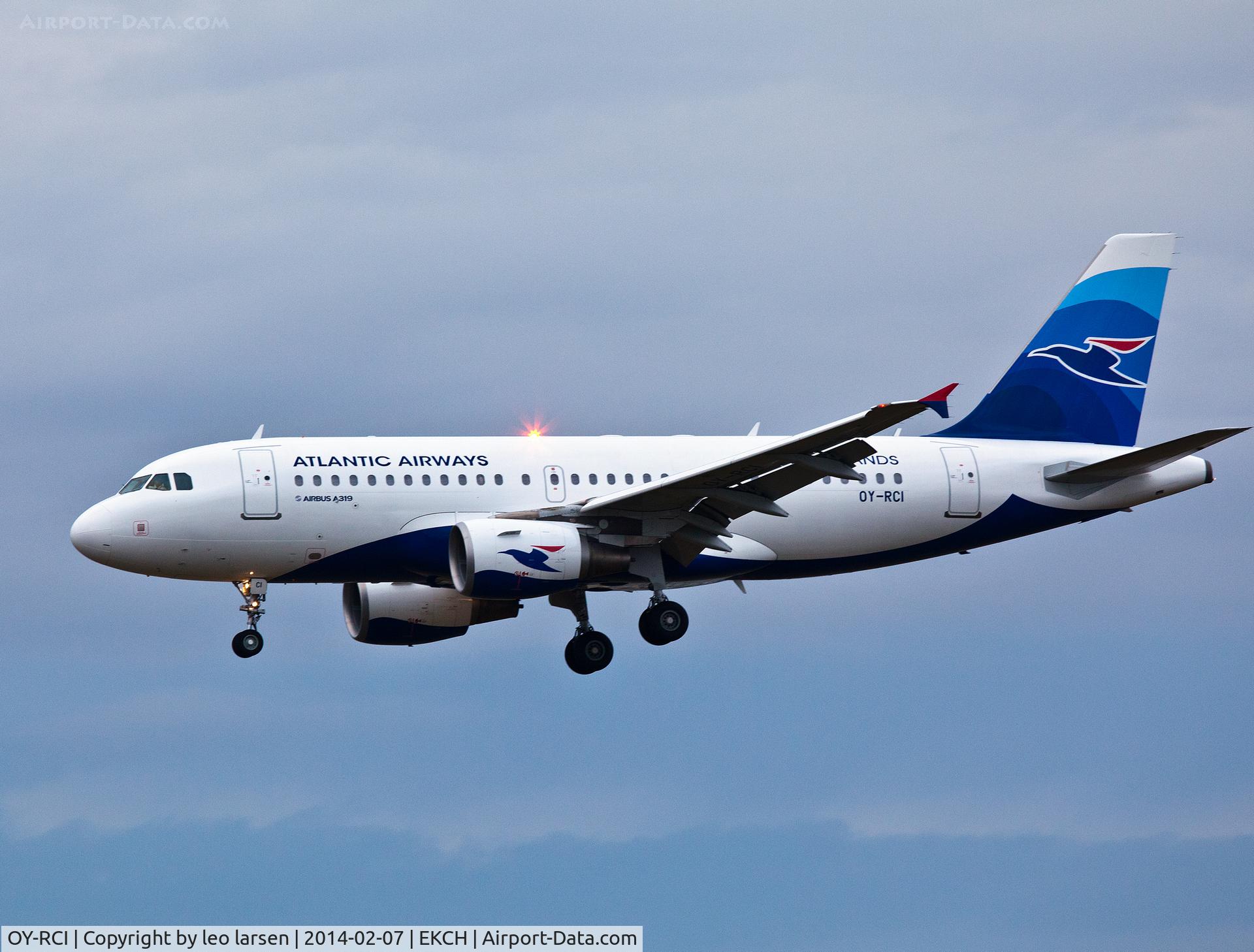 OY-RCI, 2009 Airbus A319-112 C/N 3905, Copenhagen Kastrup 7.2.14