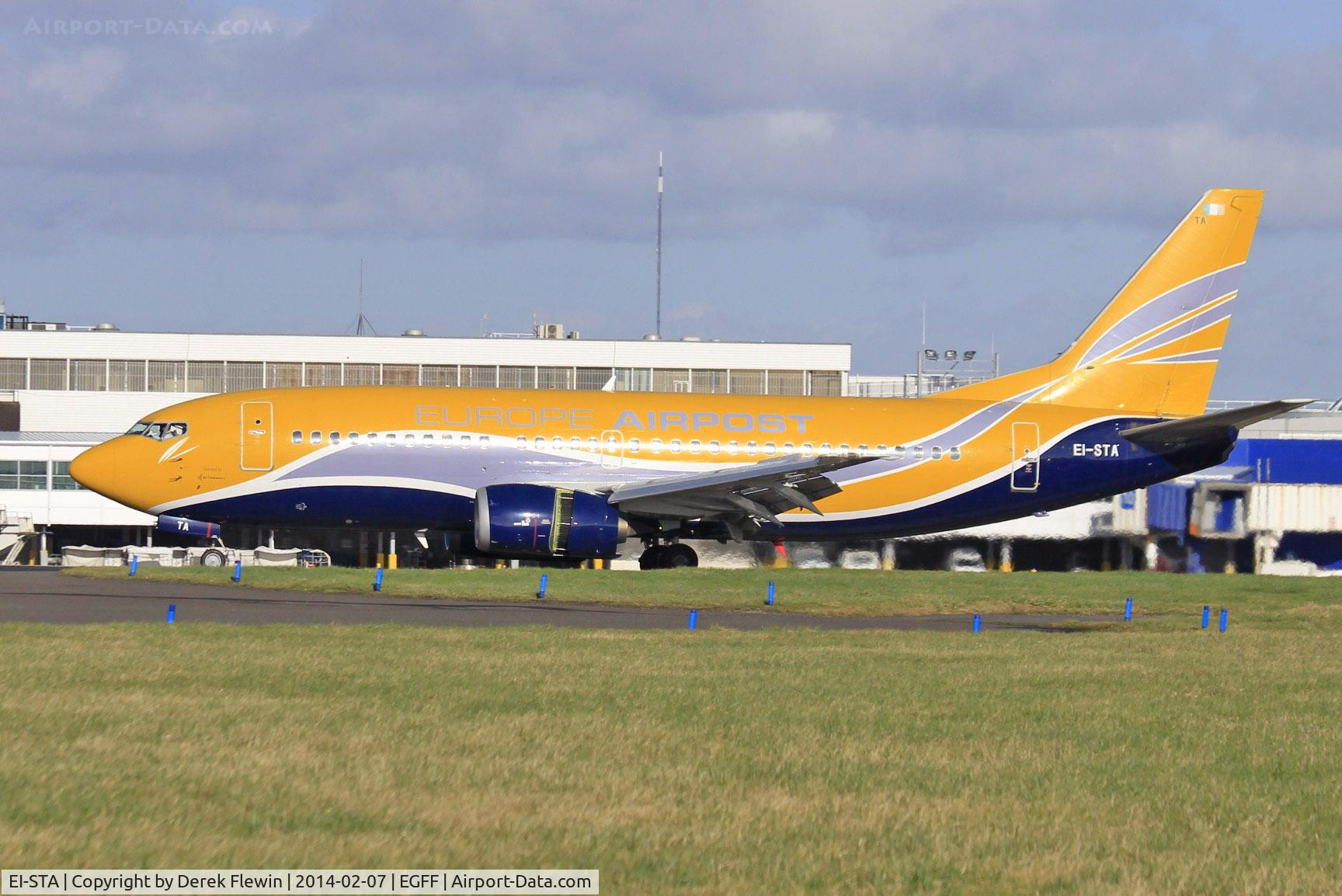 EI-STA, 1997 Boeing 737-31S C/N 29057, 737-31S, Contract 145J, out of Dublin landing on runway 30 at EGFF.