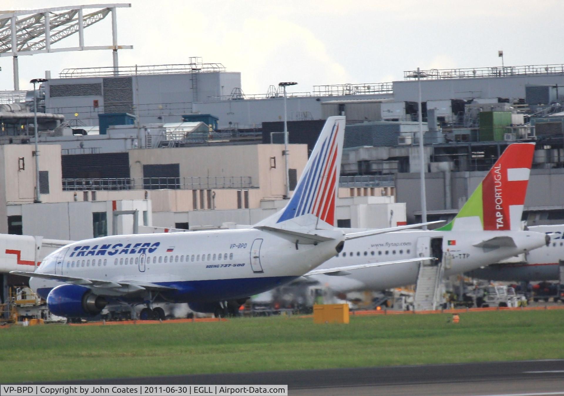 VP-BPD, 1991 Boeing 737-5K5 C/N 25062, On stand