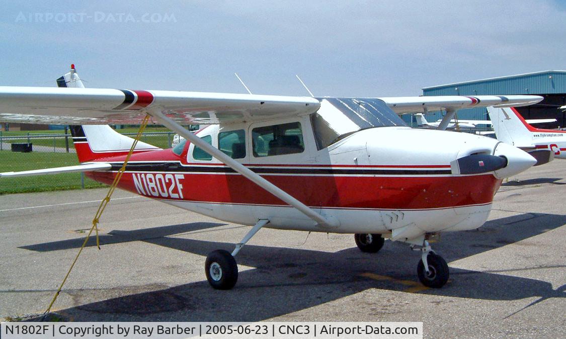N1802F, 1965 Cessna 210E Centurion C/N 21058702, Cessna 210E Centurion [210-58702] Brampton~C 23/06/2005