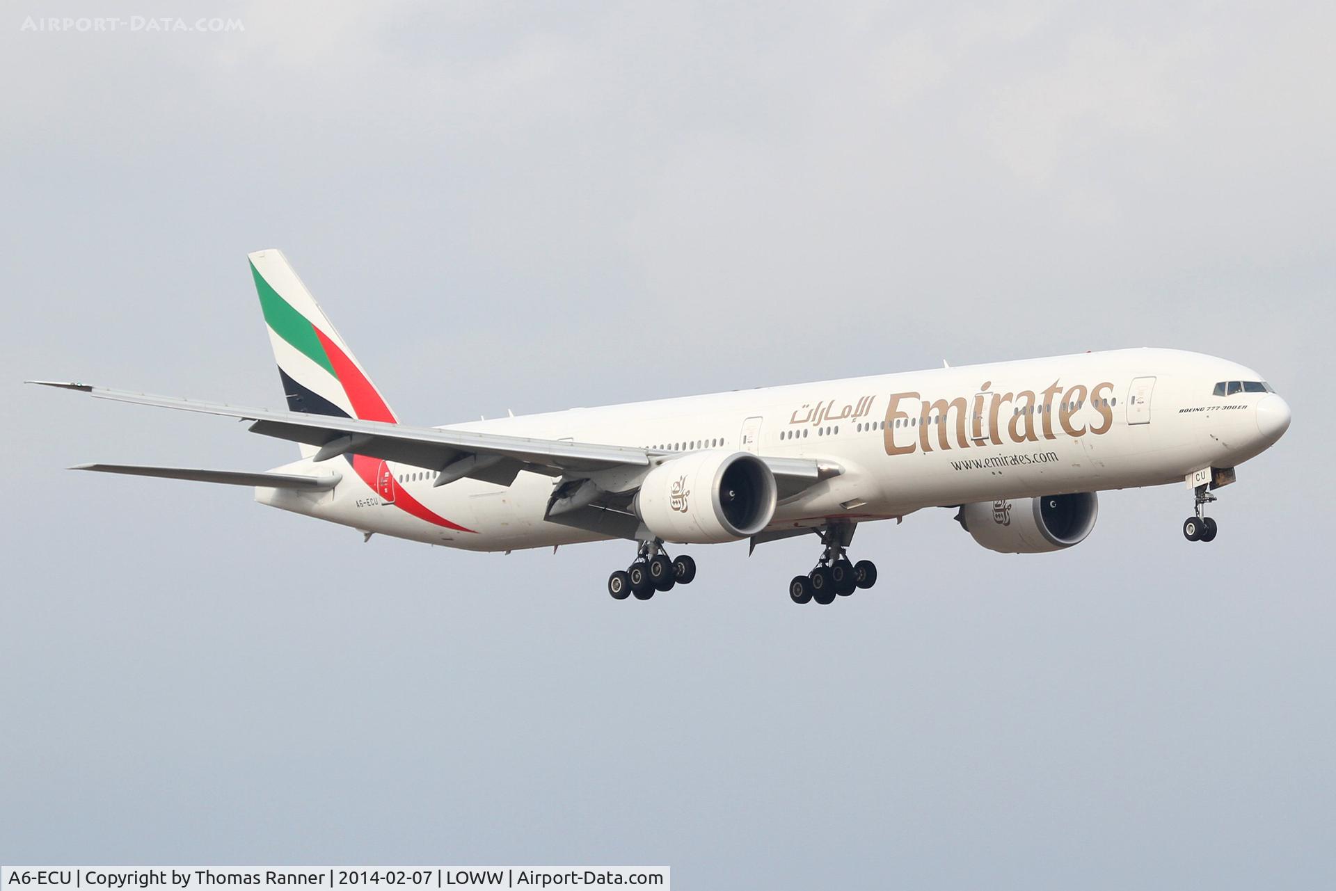 A6-ECU, 2009 Boeing 777-31H/ER C/N 35593, Emirates B777
