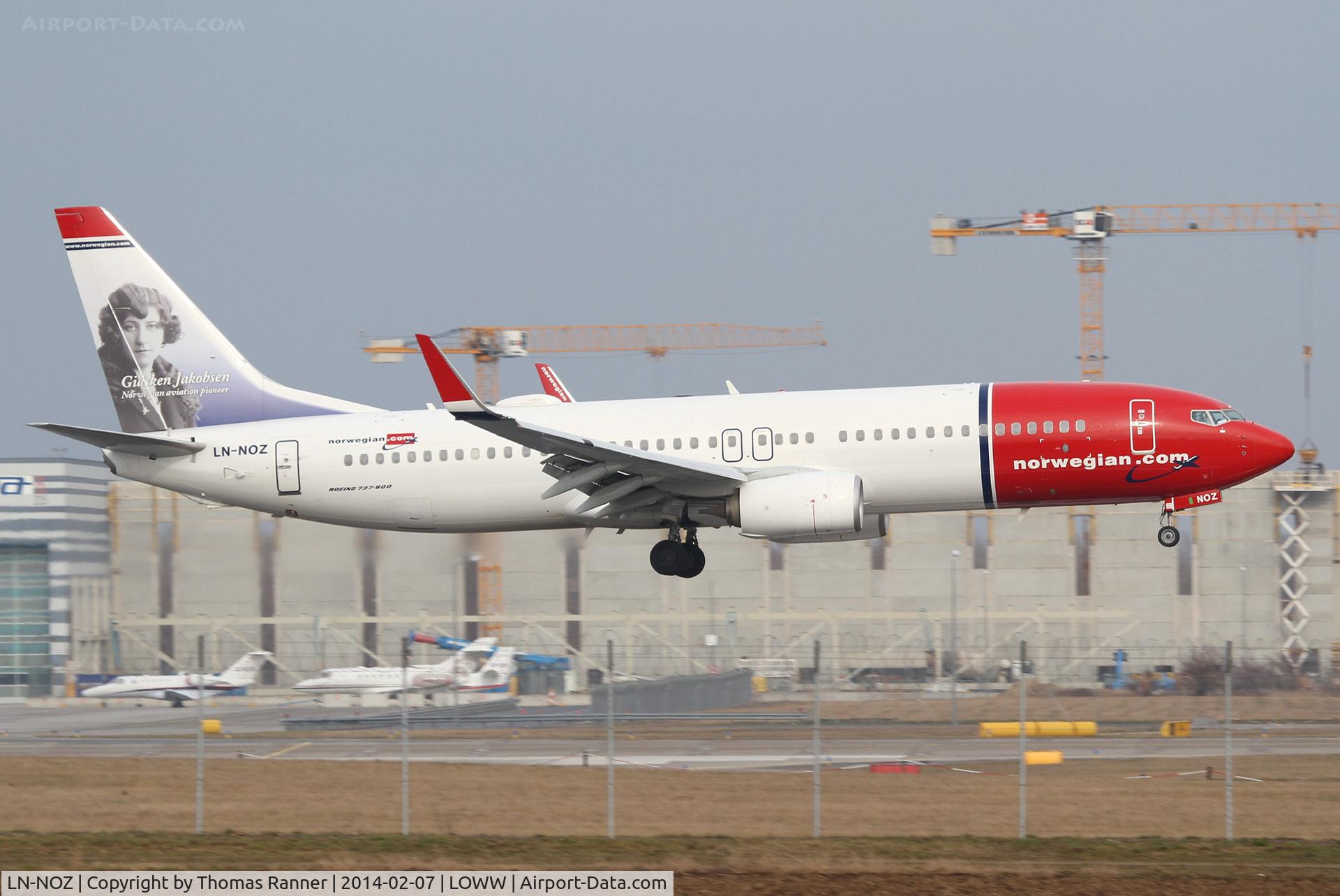 LN-NOZ, 2011 Boeing 737-8JP C/N 39420, Norwegian B737