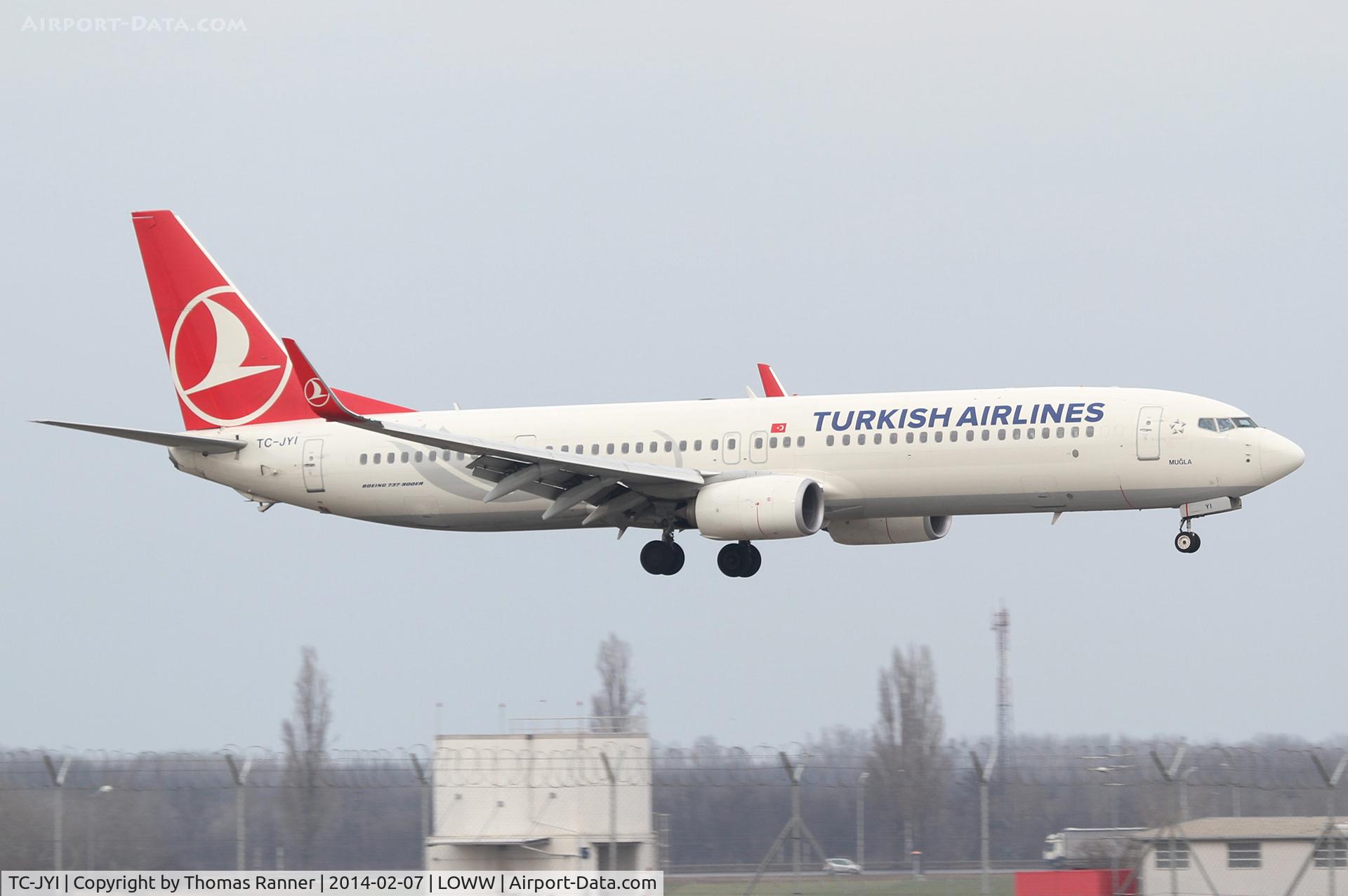 TC-JYI, 2012 Boeing 737-9F2/ER C/N 40985, Turkish B737