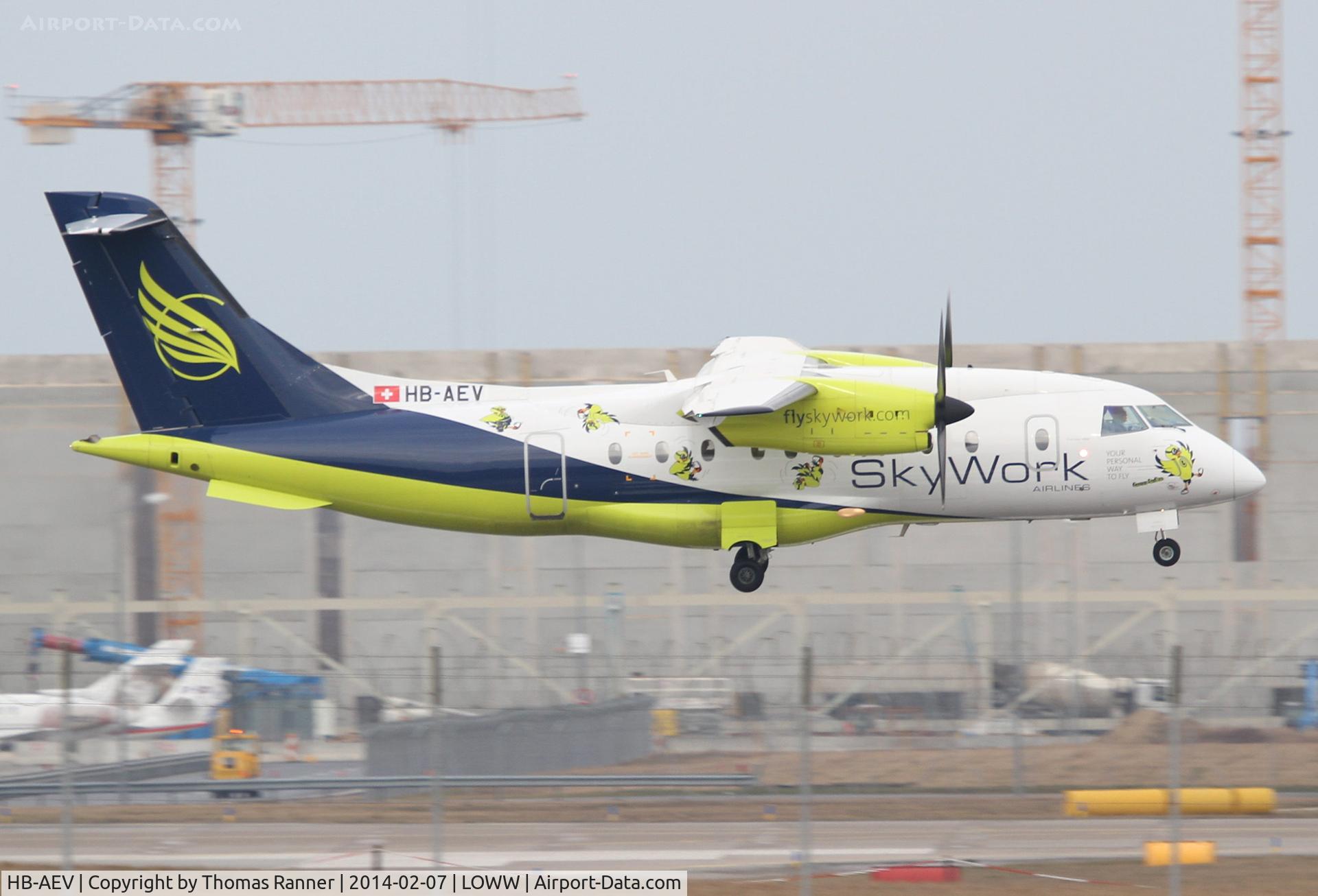 HB-AEV, 1995 Dornier 328-110 C/N 3056, Skywork Do-328