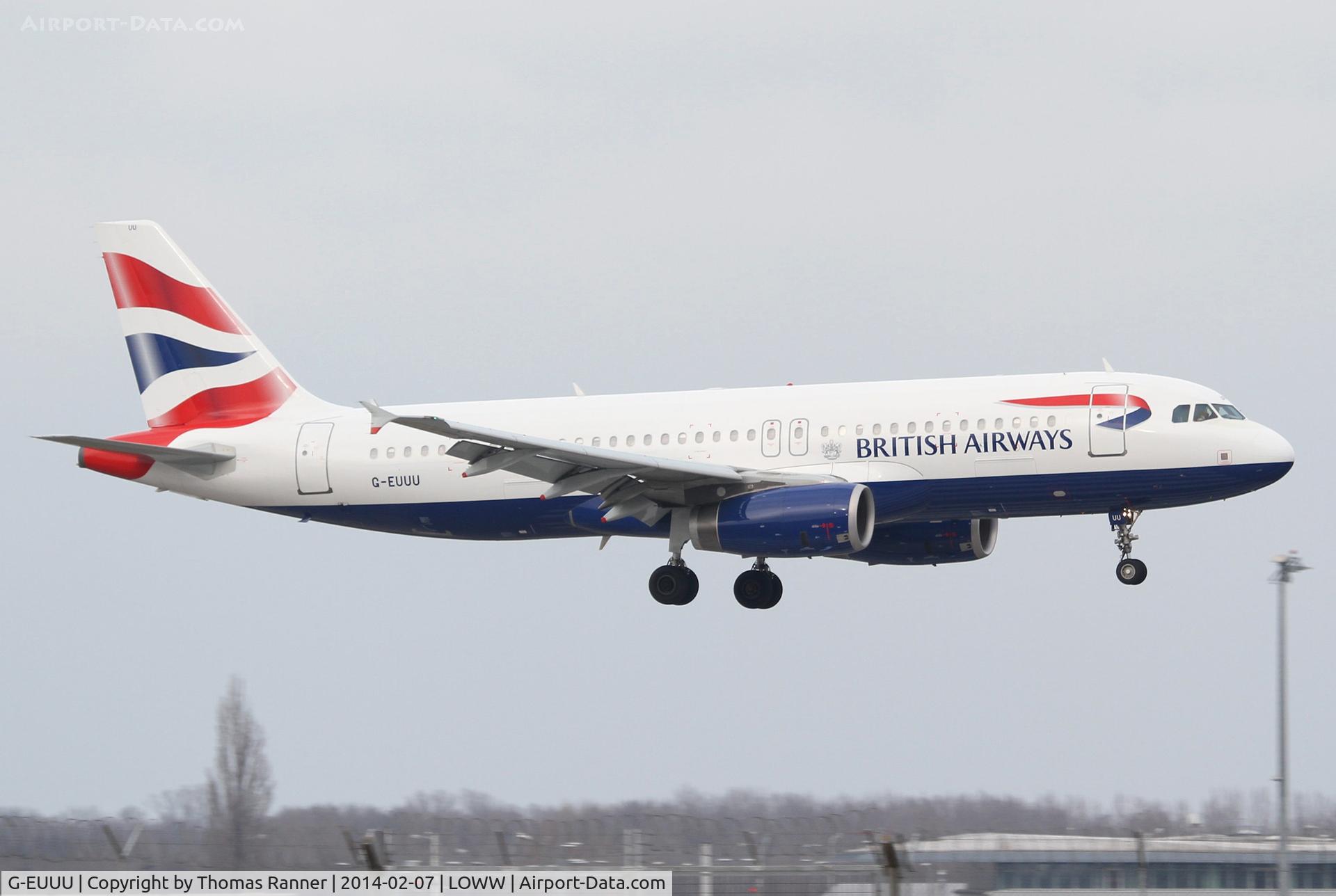 G-EUUU, 2008 Airbus A320-232 C/N 3351, British A320