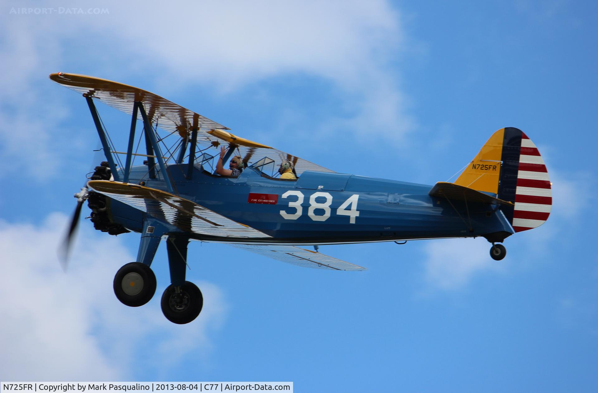 N725FR, 1940 Boeing A75 C/N 75-384, Stearman