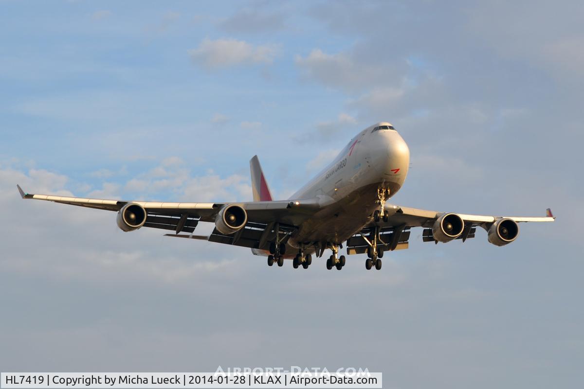 HL7419, 1994 Boeing 747-48EF (SCD) C/N 25781, At LAX