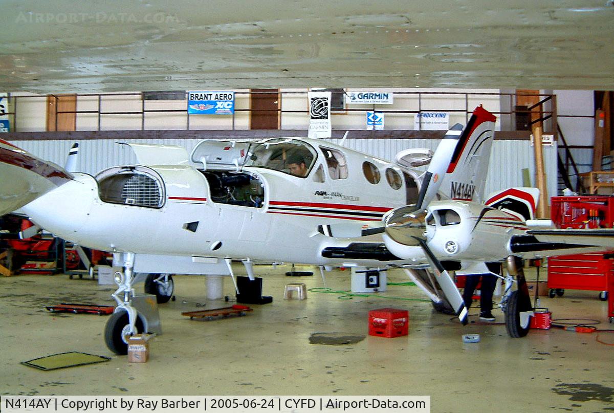 N414AY, 1980 Cessna 414A Chancellor C/N 414A0488, Cessna 414A Chancellor [414A-0488] Brantford~C 24/06/2005. Written off in 2006 North Las Vegas.