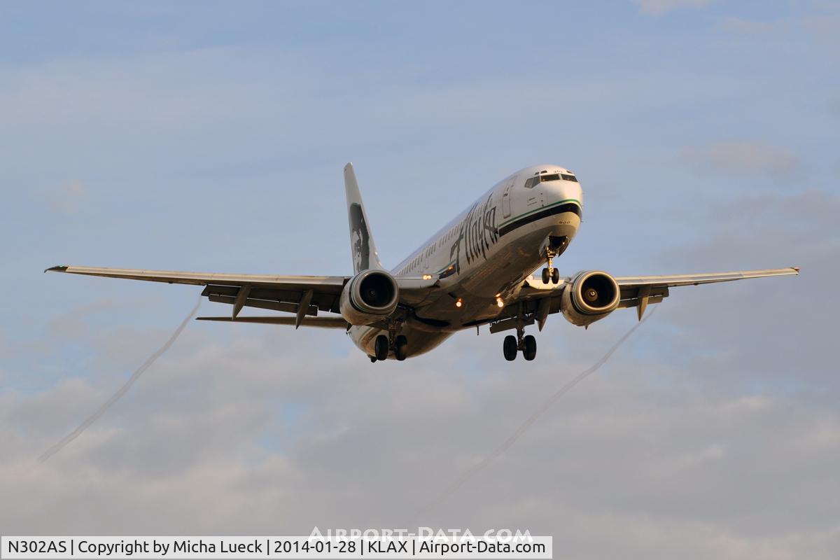N302AS, 2003 Boeing 737-990 C/N 30017, At LAX