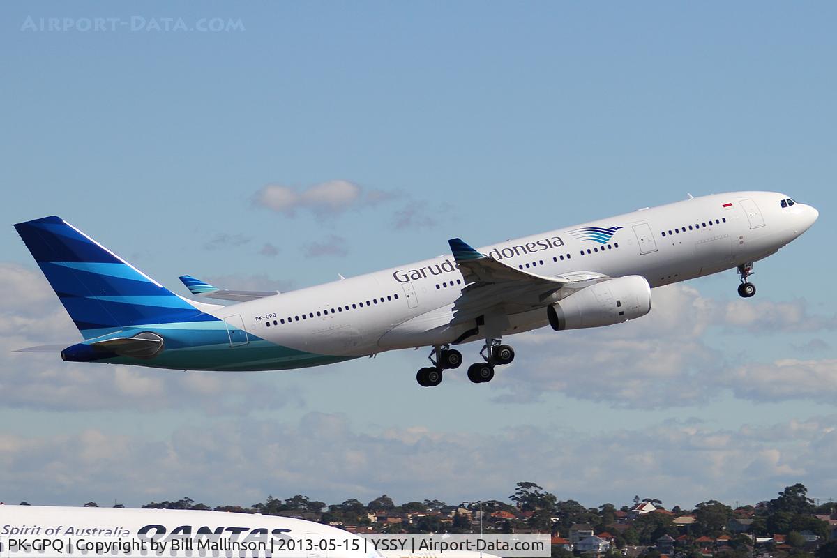 PK-GPQ, 2013 Airbus A330-243 C/N 1410, AWAY FROM 34L