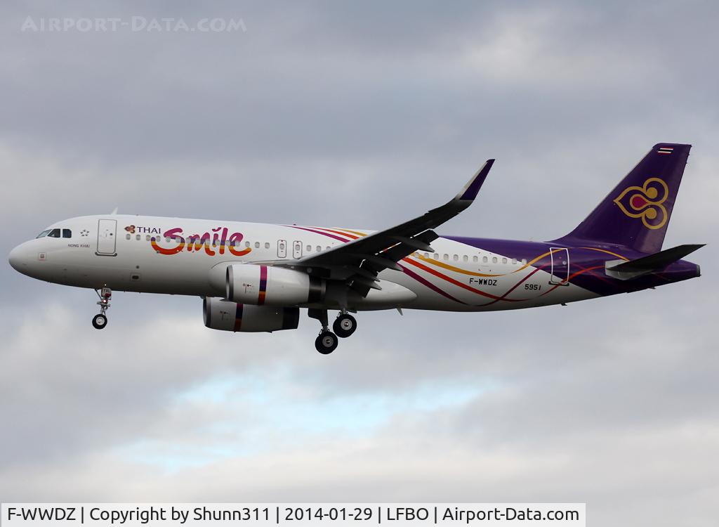 F-WWDZ, 2013 Airbus A320-232 C/N 5951, C/n 5951 - To be HS-TXL