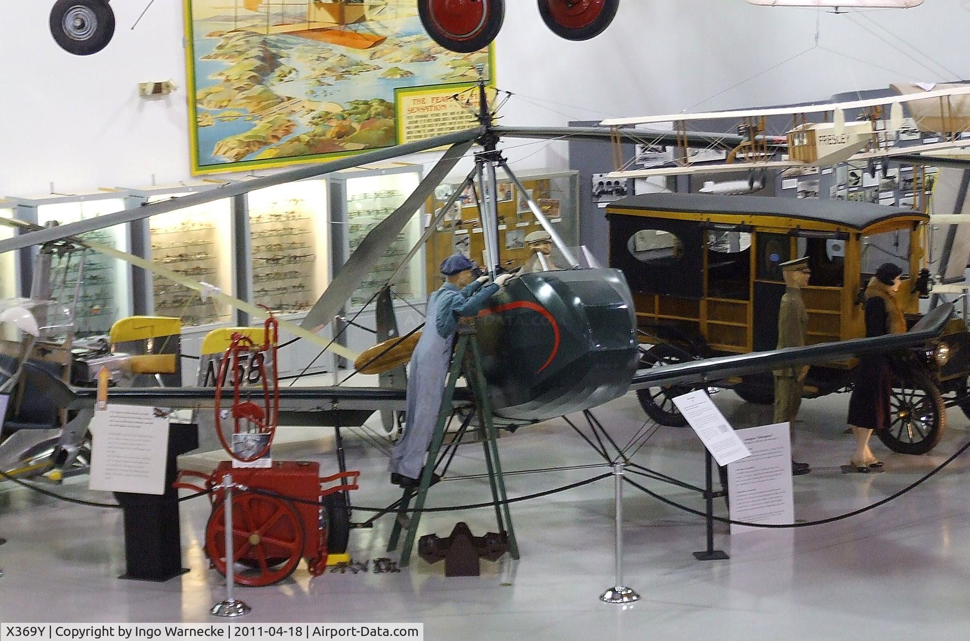 X369Y, 1931 Buhl A-1 Autogyro C/N 01, Buhl A-1 Autogyro at the Hiller Aviation Museum, San Carlos CA