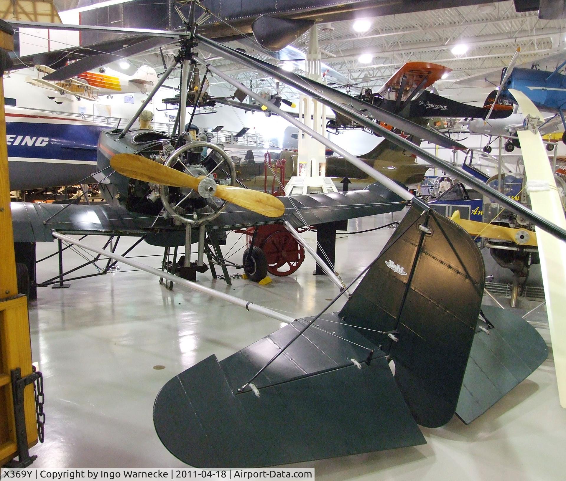 X369Y, 1931 Buhl A-1 Autogyro C/N 01, Buhl A-1 Autogyro at the Hiller Aviation Museum, San Carlos CA