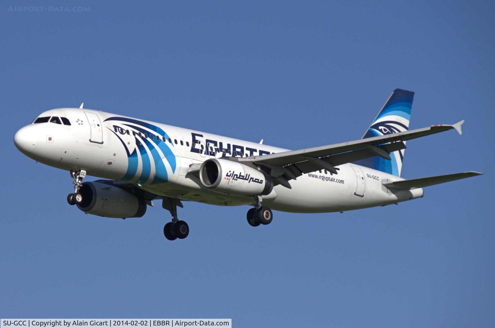 SU-GCC, 2003 Airbus A320-232 C/N 2088, Landing