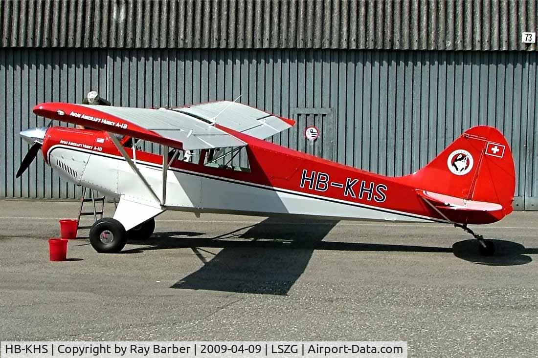 HB-KHS, 2007 Aviat A-1B Husky C/N 2430, Aviat A-1B Husky [2430] Grenchen~HB 09/04/2009