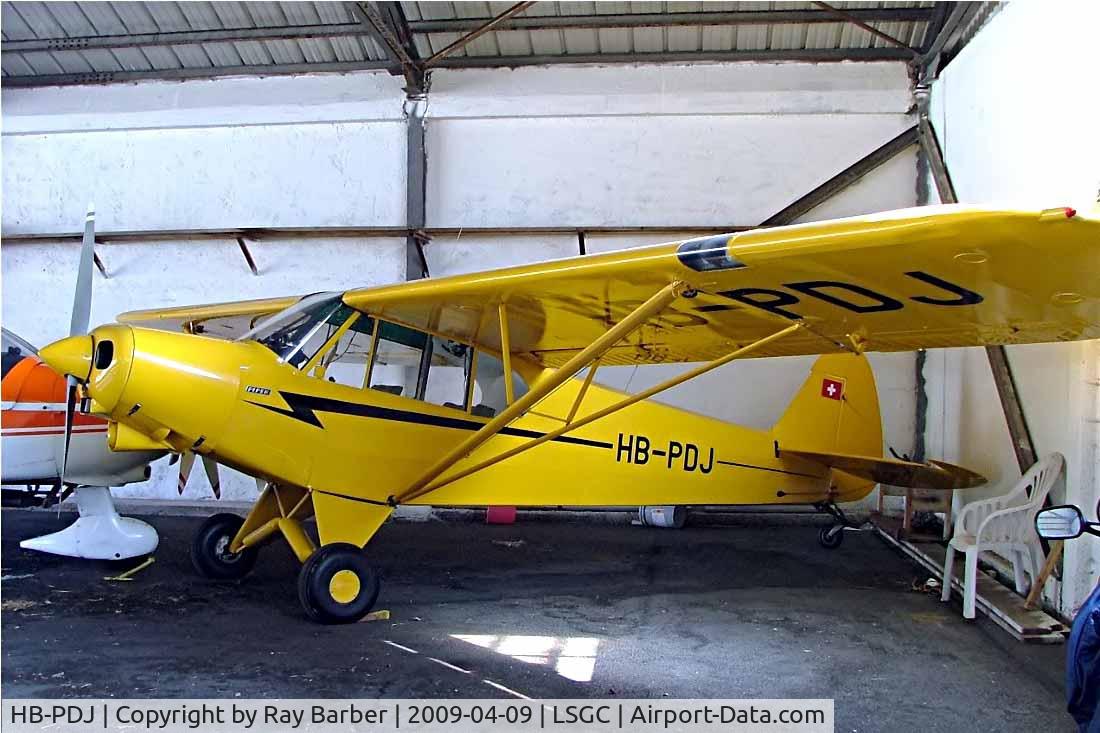 HB-PDJ, 1990 Piper PA-18-150 Super Cub C/N 18-09056, Piper PA-18-150 Super Cub [1809056] La Chaux-de-Fonds~HB 09/04/2009