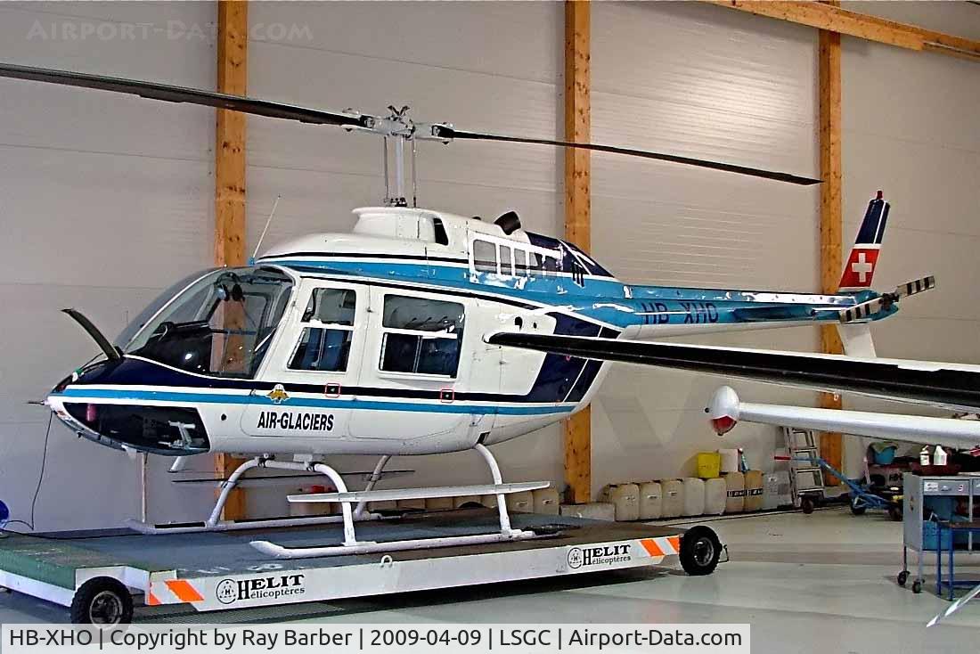 HB-XHO, 1969 Agusta AB-206B JetRanger II C/N 8155, HB-XHO   Agusta-Bell 206A Jet Ranger [8155] (Air-Glaciers) La Chaux-de-Fonds~HB 09/04/2009