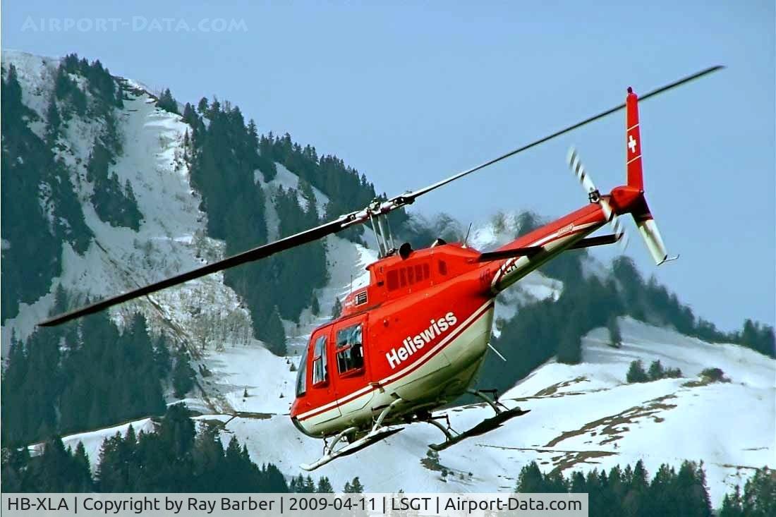 HB-XLA, 1980 Agusta AB-206B JetRanger II C/N 8616, Agusta-Bell 206B-3 Jet Ranger III [8616] (Heliswiss AG) Gruyeres~HB 11/04/2009