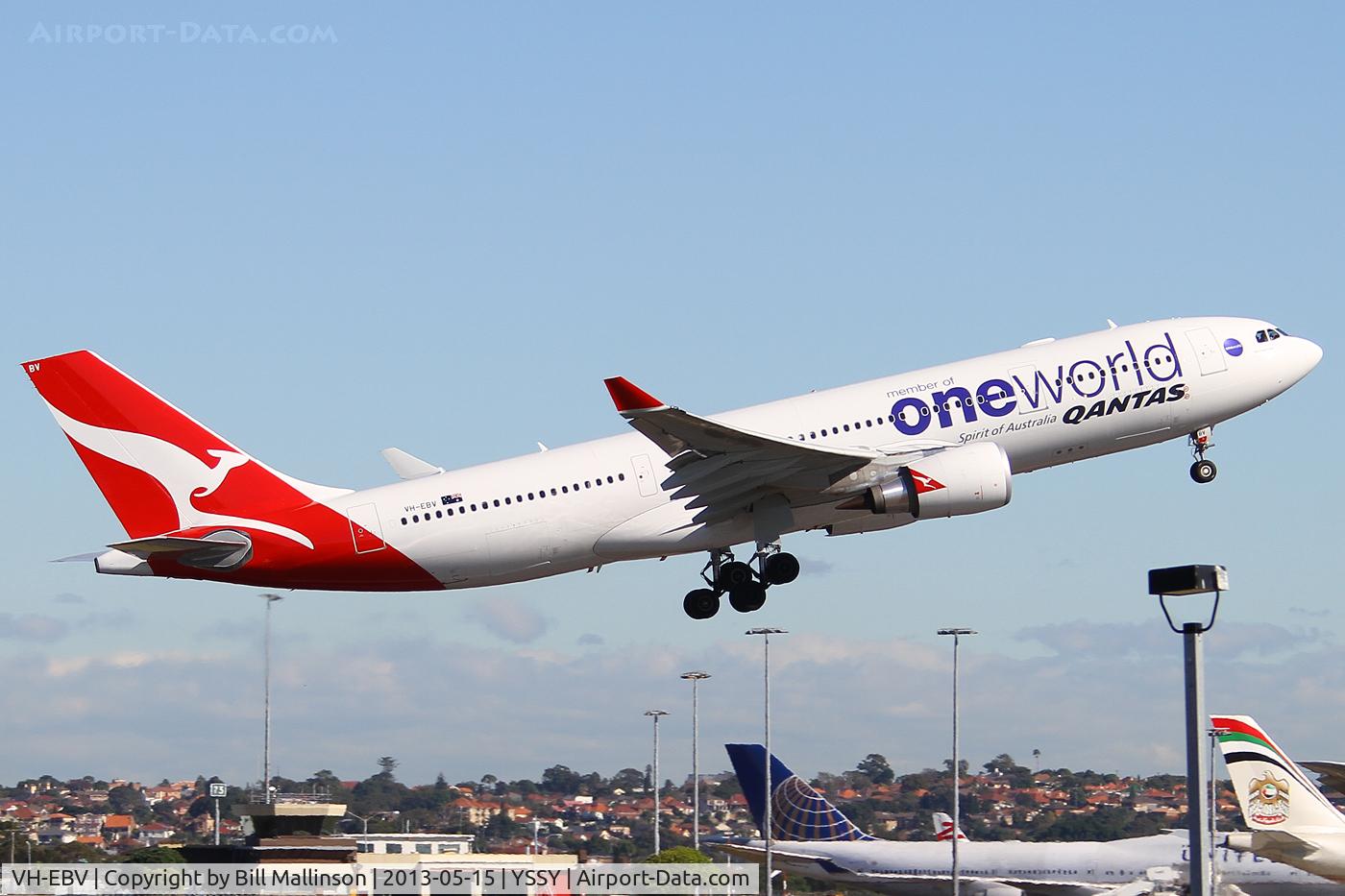 VH-EBV, 2012 Airbus A330-202 C/N 1365, ROTATE FROM 34L