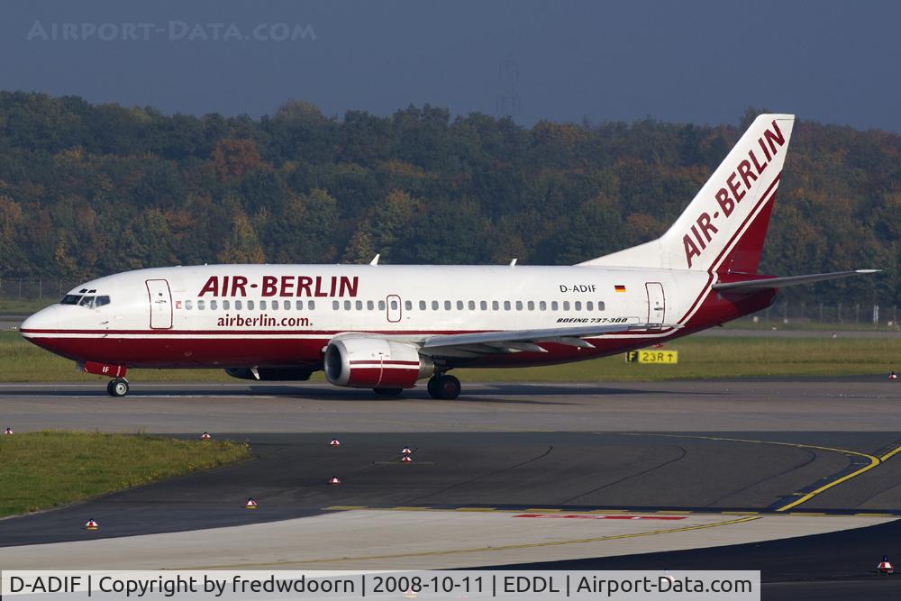 D-ADIF, 1991 Boeing 737-3L9 C/N 25125, Air Berlin