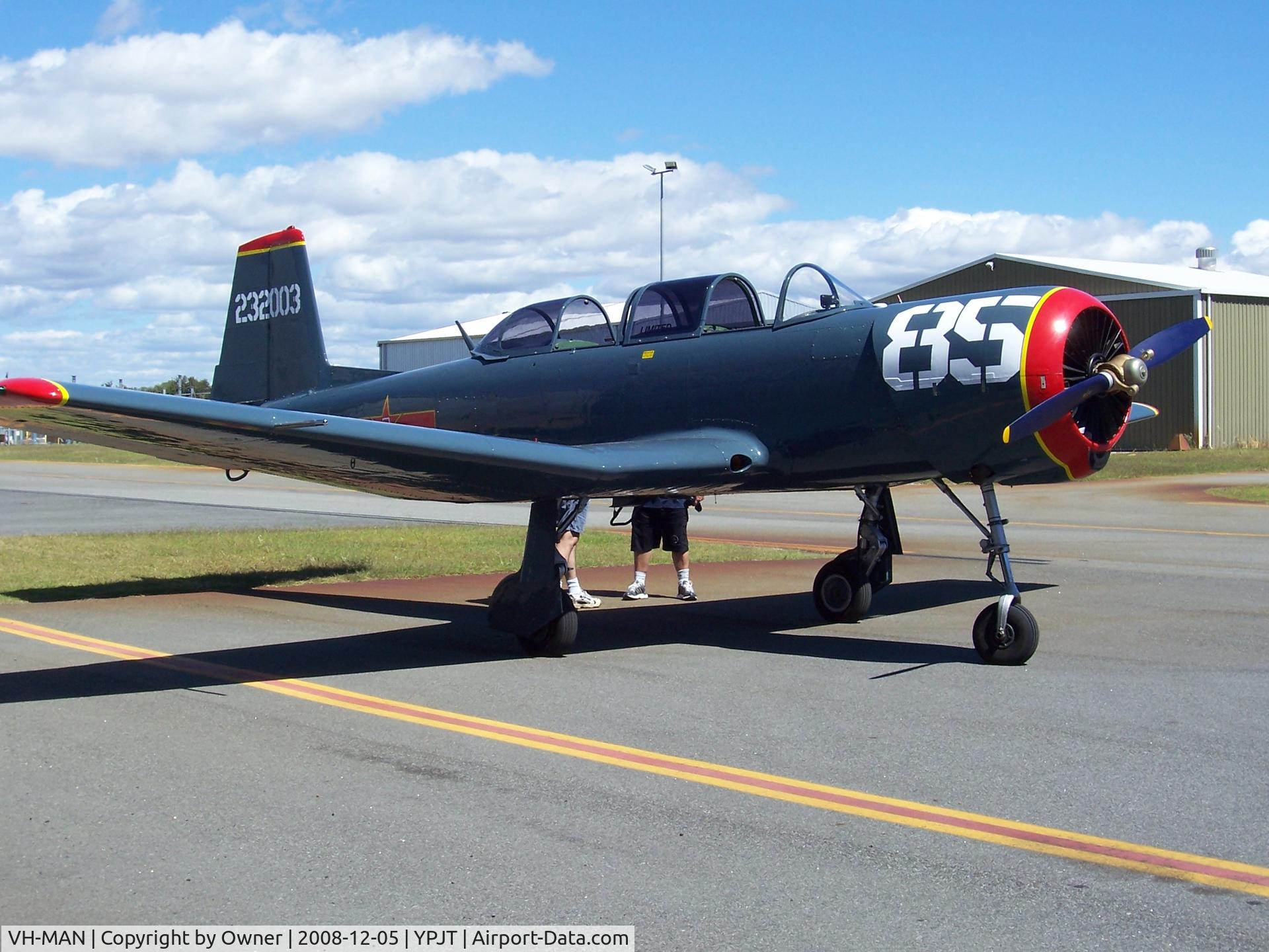 VH-MAN, 1962 Nanchang CJ-6A C/N 232003, Picture of VH MAN at Jandakot Airport