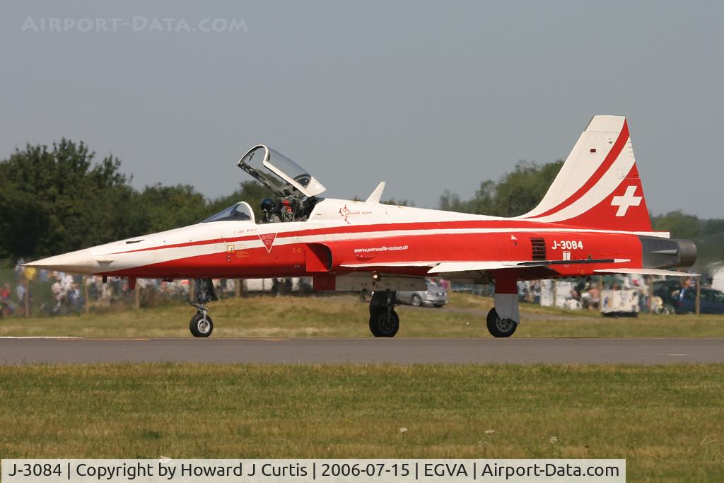 J-3084, Northrop F-5E Tiger II C/N L.1084, RIAT 2006. 'Patrouille Suisse'.