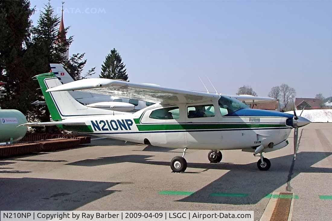 N210NP, 1974 Cessna T210L Turbo Centurion C/N 21060436, Cessna T.210L Centurion [210-60436] La Chaux-de-Fonds~HB 09/04/2009
