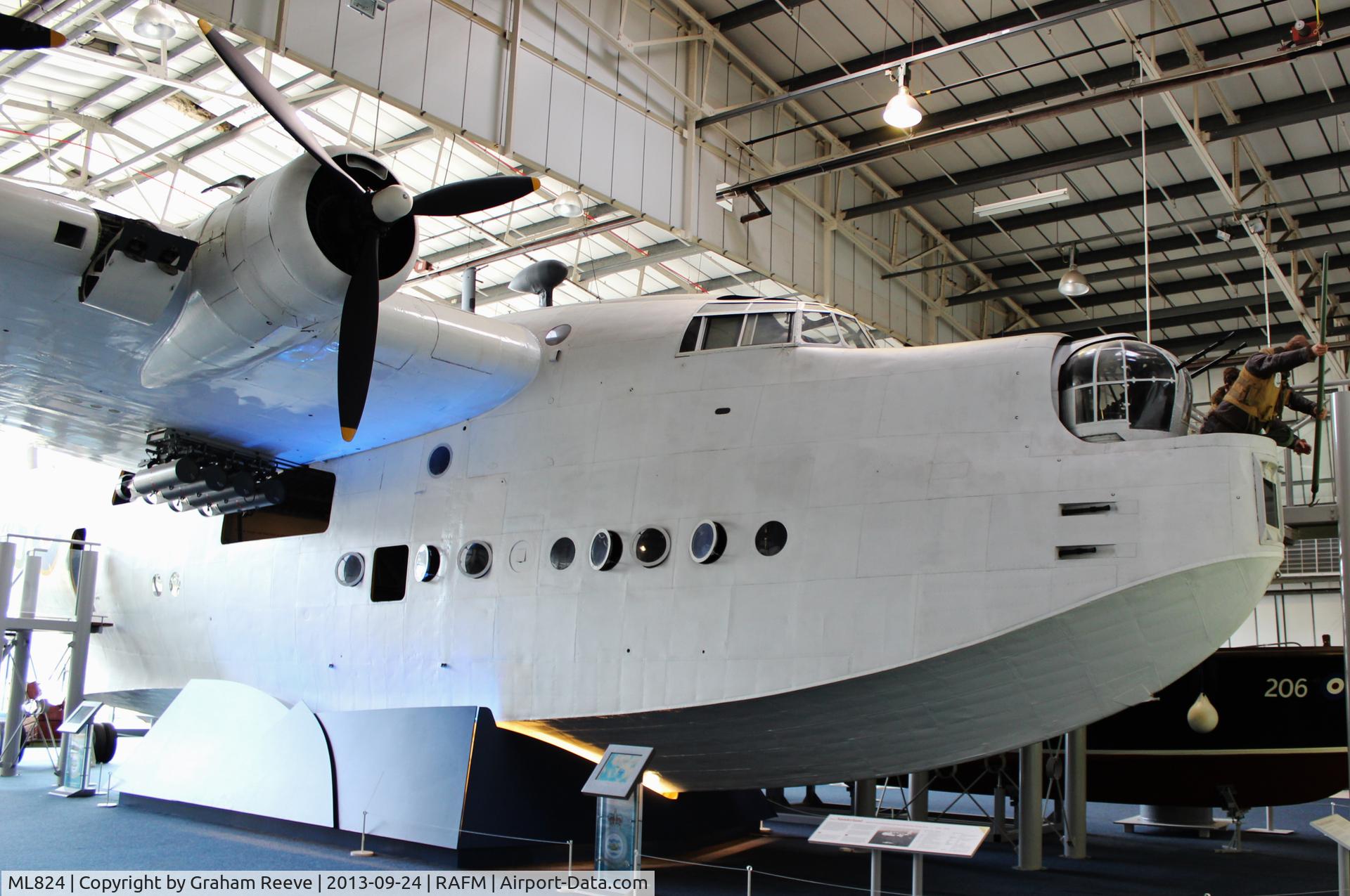 ML824, 1944 Short S25 Sunderland V C/N SH.984, On display at the RAF Museum, Hendon.