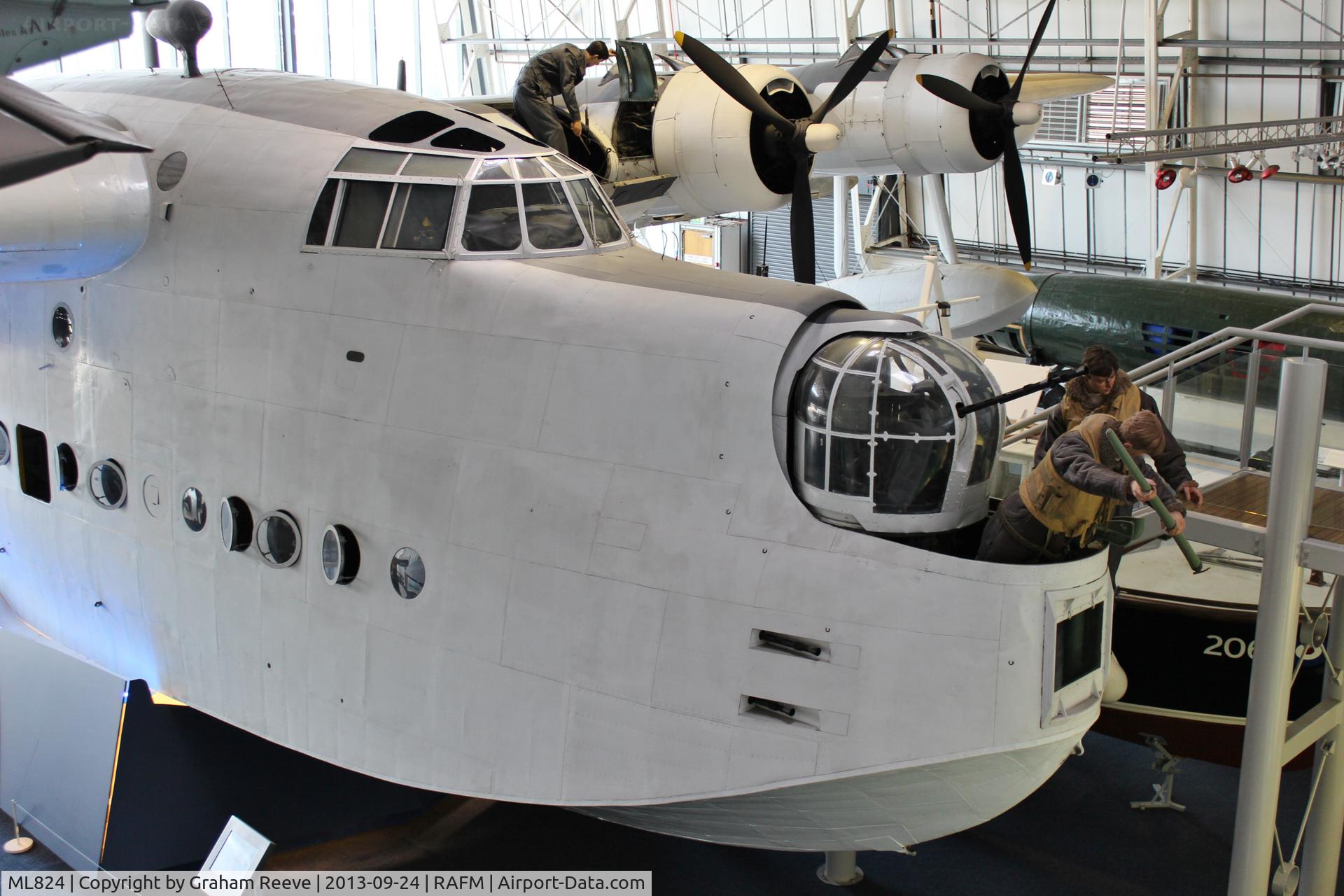 ML824, 1944 Short S25 Sunderland V C/N SH.984, On display at the RAF Museum, Hendon.