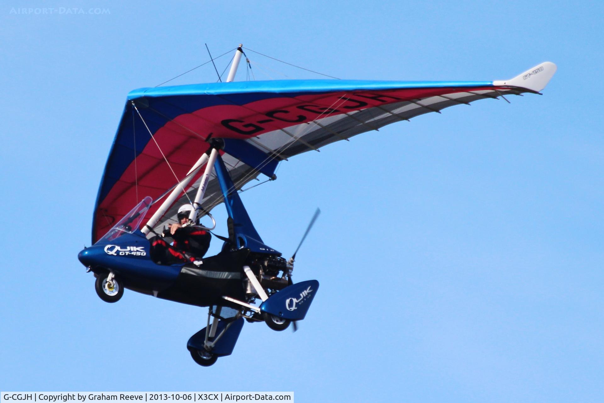 G-CGJH, P&M Aviation Quik GT450 C/N 8511, Over head at Northrepps.