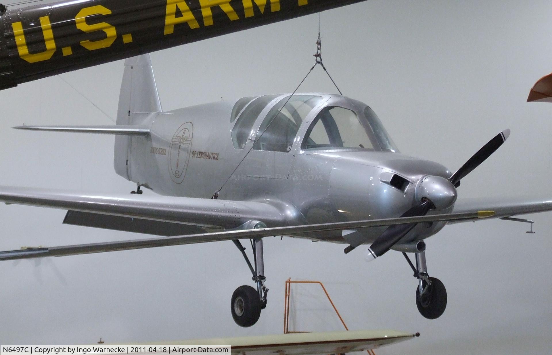 N6497C, 1939 Thorp/Paulic T3-B-1 C/N 1, Thorp / Paulic T3-B-1 at the Hiller Aviation Museum, San Carlos CA