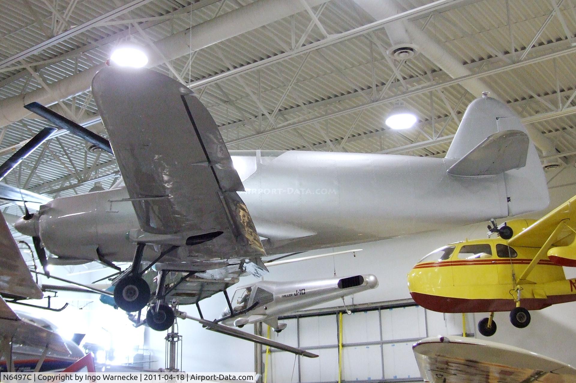 N6497C, 1939 Thorp/Paulic T3-B-1 C/N 1, Thorp / Paulic T3-B-1 at the Hiller Aviation Museum, San Carlos CA