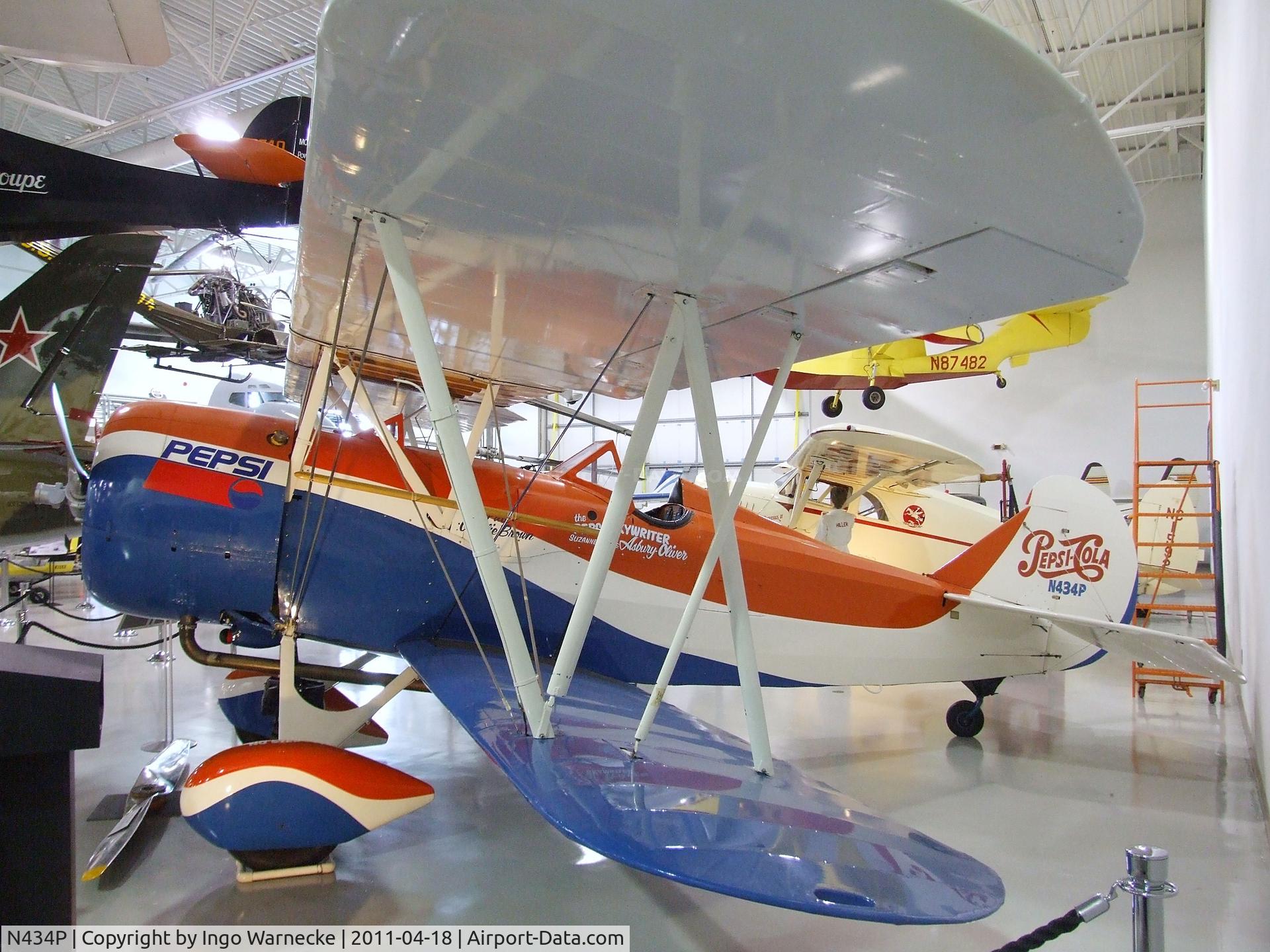 N434P, 1928 Travel Air D-4-D C/N 515, Travel Air D-4-D at the Hiller Aviation Museum, San Carlos CA
